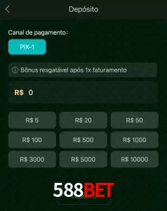 deposits 588BET